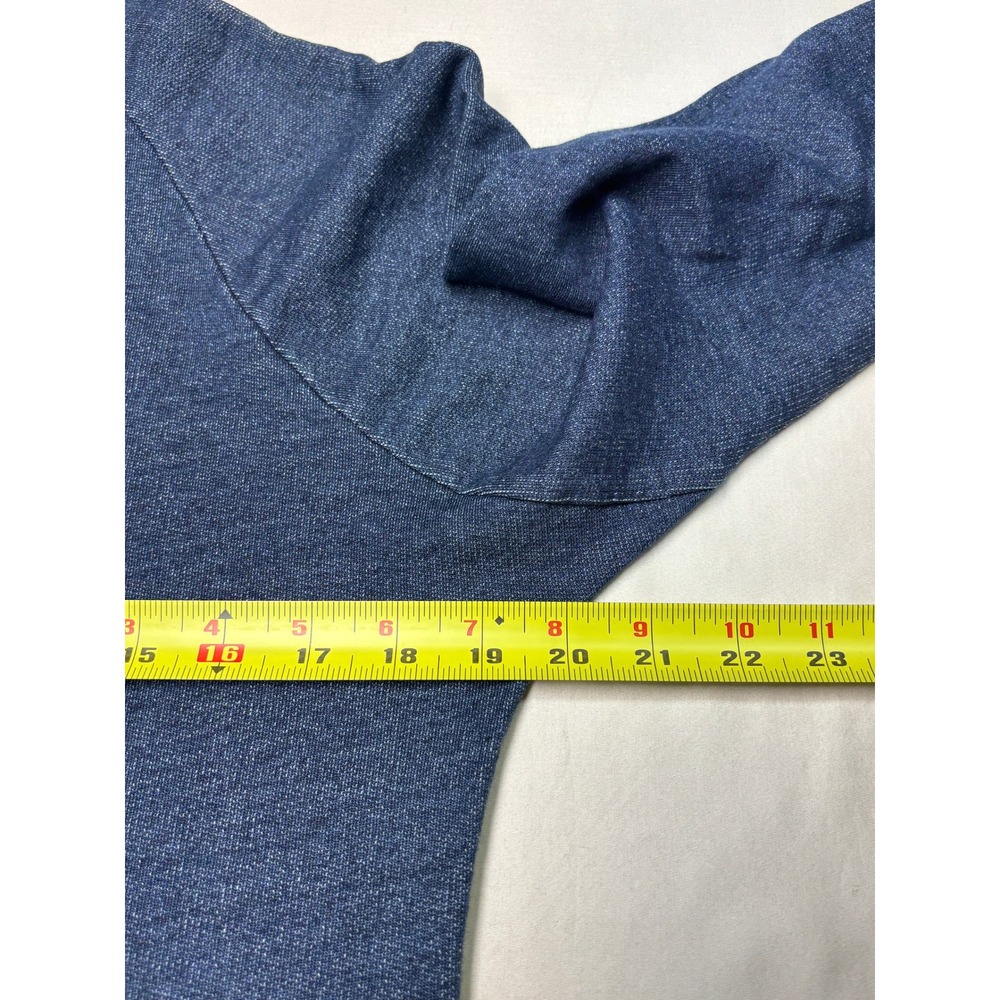 Rag & Bone Standard Issue Sweatshirt Mens XS Blue Cotton Raglan Crewneck Indigo - Picture 7 of 8